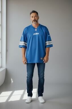Pro Line NFL Detriot Lions Blue 2XL (NWT) - NO NUMBER